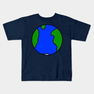 Earth Drawing Kids T-Shirt